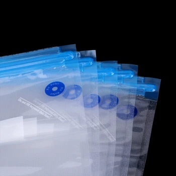 

5pcs Food Saver Vacuum Sealer Bag Kitchen Home Use Reusable Storage Bags 21x22cm