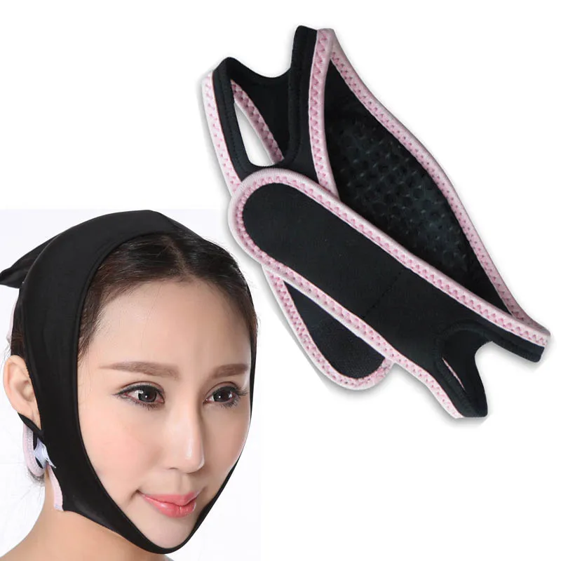 

Slim Face Care face mask lift Tool Correction Bandage Mask Night and Day Using Slim Shaper Thin Face Belt Burn Fat pie Face