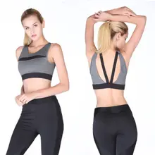 Женский бюстгальтер для йоги, открытая стрейч-тренировка, безрукавка, бесшовный Женский спортивный бюстгальтер, для бега, excizing Clothes