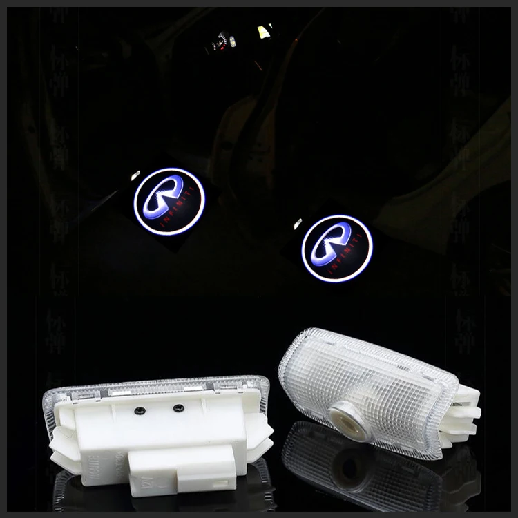 2pcs led car Door Courtesy Ghost Logo Lights for Infiniti FX FX37 FX50