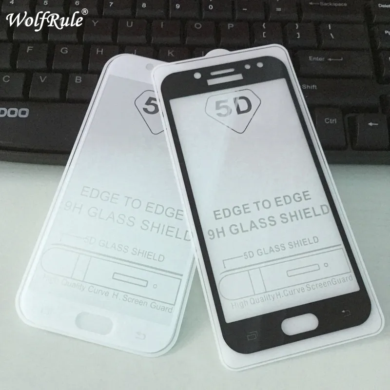 

5D Full Glue Cover Tempered Glass For Samsung Galaxy J5 2017 Screen Protector Phone Film sFor Samsung J5 2017 Full Glass J530