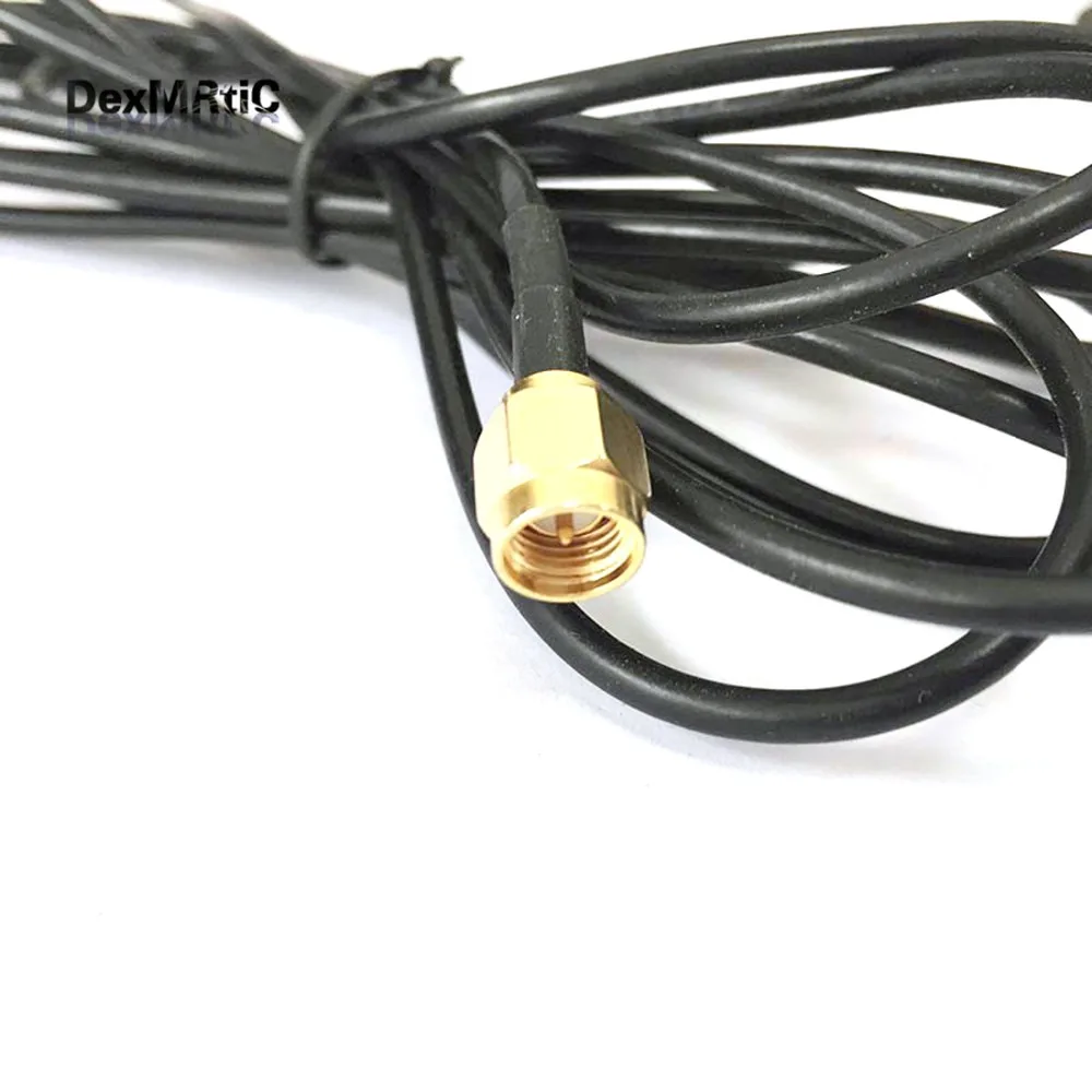1 шт. 2,4 ГГц антенна SMA штекер 6dbi 1,2 м удлинитель Магнитная база OMNI wifi антенна для мобильного телефона 1 шт. 2,4 ГГц антенна SMA штекер 6dbi 1,2 м удлинитель Магнитная база OMNI wifi антенна для мобильного телефона