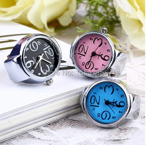 

DHL free shipping 50pcs /lot Hot Sale Flexible Steel Band Women Ring Quartz Watch Lady's Dress Watch Gift Watch Promotion