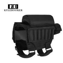 Портативный Регулируемый тактический приклад винтовка разгрузка сумка держатель с патронами несущей чехол для боеприпасов круглый мешок для патронов