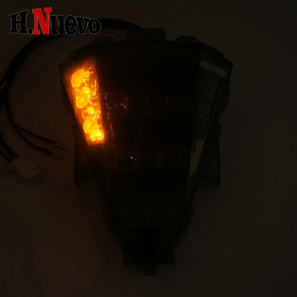 For Yamaha R15 Motorcycle LED Flasher Taillight Rear Tail Turn Signals Brake Stop Running Lights Indicator Blinker Signal Light (2)