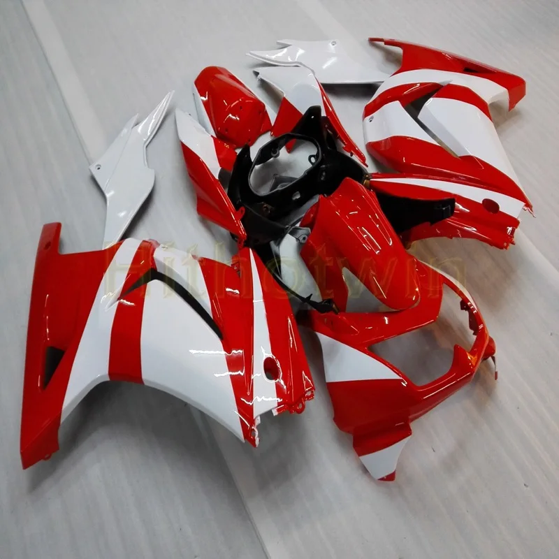 Custom+Screws Injection mold red white motorcycle fairings for EX250 2008 2009 2010 2011 2012 250R Custom+Screws Injection mold red white motorcycle fairings for EX250 2008 2009 2010 2011 2012 250R