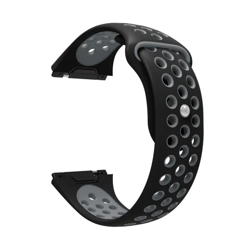 Модный силиконовый ремешок для часов, двойной цвет, спортивный силиконовый браслет, ремешок для Fitbit Ionic, аксессуары для часов