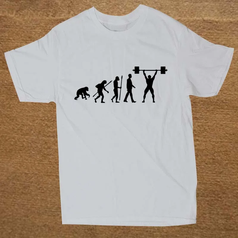 Camiseta de algodón de manga corta para hombre Camisetas Top Camisetas masculinas evolución divertida Camiseta de algodón de manga corta para hombre Camisetas Top Camisetas masculinas evolución divertida