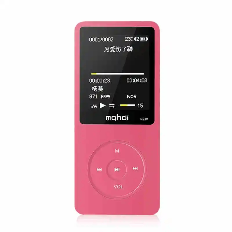 Одежда высшего качества HiFi MP3 плееры 8 ГБ Поддержка fm Радио TF карты Клейкие ленты