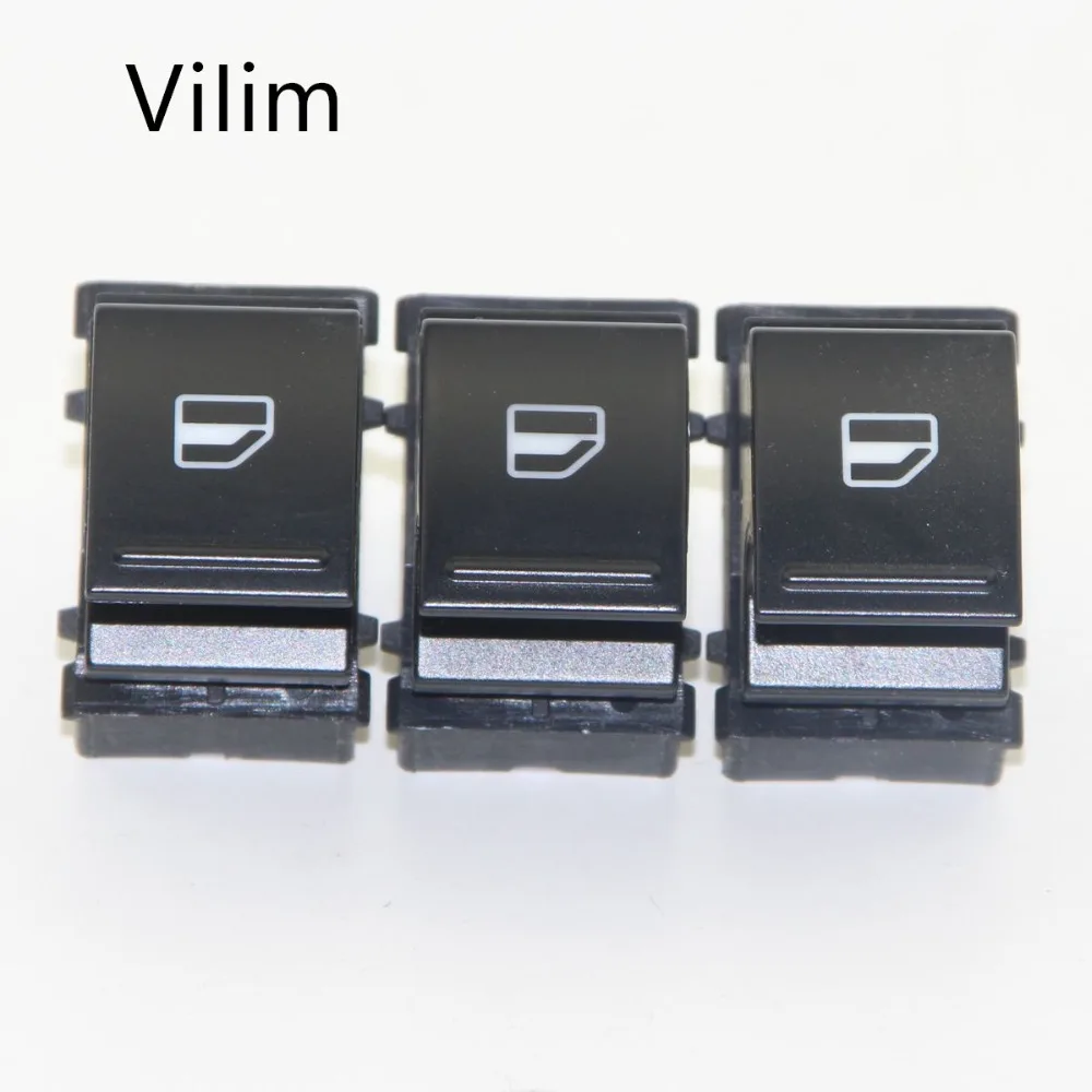ViIimi 3Pcs OEM Electric Passenger Window Power Switch for VW Golf