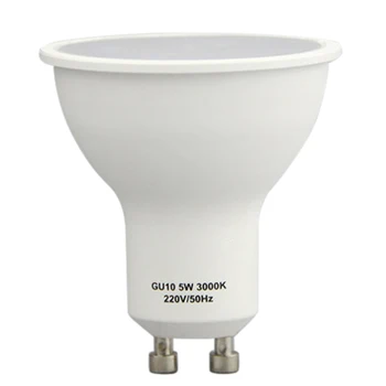 激安 調光可能な電球 LED GU10 GU5.3 スポットライト Mr16 5 ワット 220 12V SMD スポットライトアルミ + PC 高品質ランプ