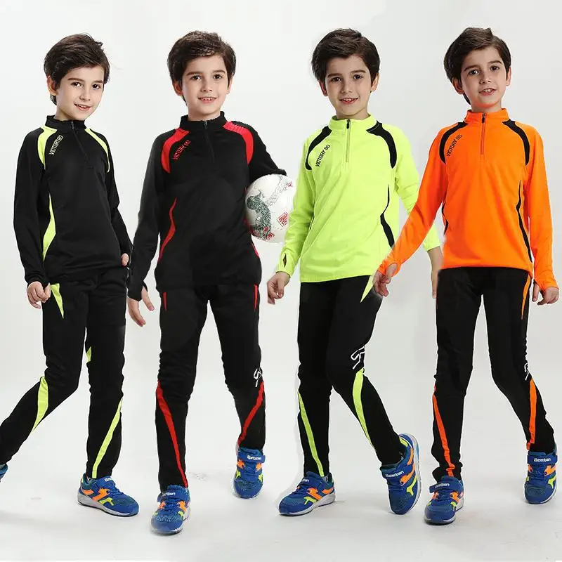 3XS 4XL мужские дети футбольных тренировок комплекты 2019 осень зима футбольный