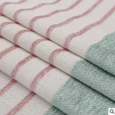 Новинка 2 цвета синие/розовые полосатые Современные/средиземноморские занавески