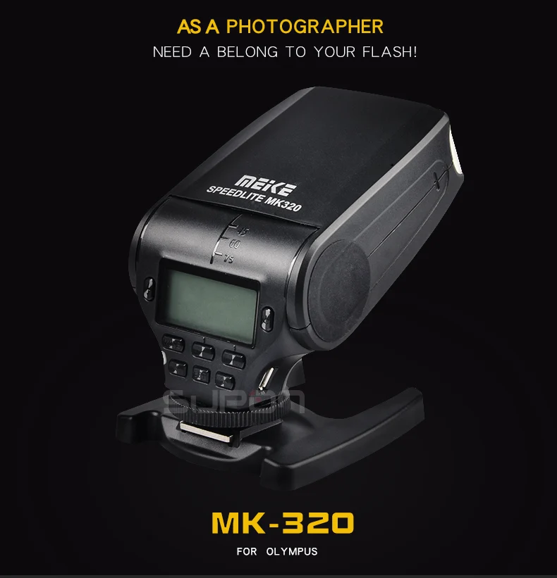 Meike MK320 ttl синхроконтакта разъем для внешней вспышки типа MK-320 для цифровой камеры Olympus E-M10 OM-D E-M5 II E-M1 ручка E-PL6 E-PL7 E-P5 E-PL5 E-PM2 для цифрового фотоаппарата Panasonic Lumix