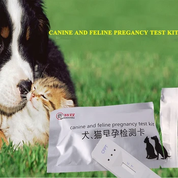 

1PCS Dog Pregnancy Test Strip Canine And Feline Pet Cats My Orders Pet Products mascota perro herramienta clinic device sale