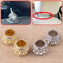 CITALL автомобильный Стайлинг 2 шт. Реплика кристалла Bling авто подголовник сиденья воротник подголовник интерьер полюс украшения