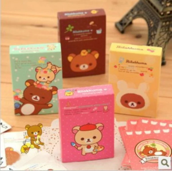 TIAMECH Kawaii Cartoon Rilakkuma Kid's Playing Card Poker Card Kids