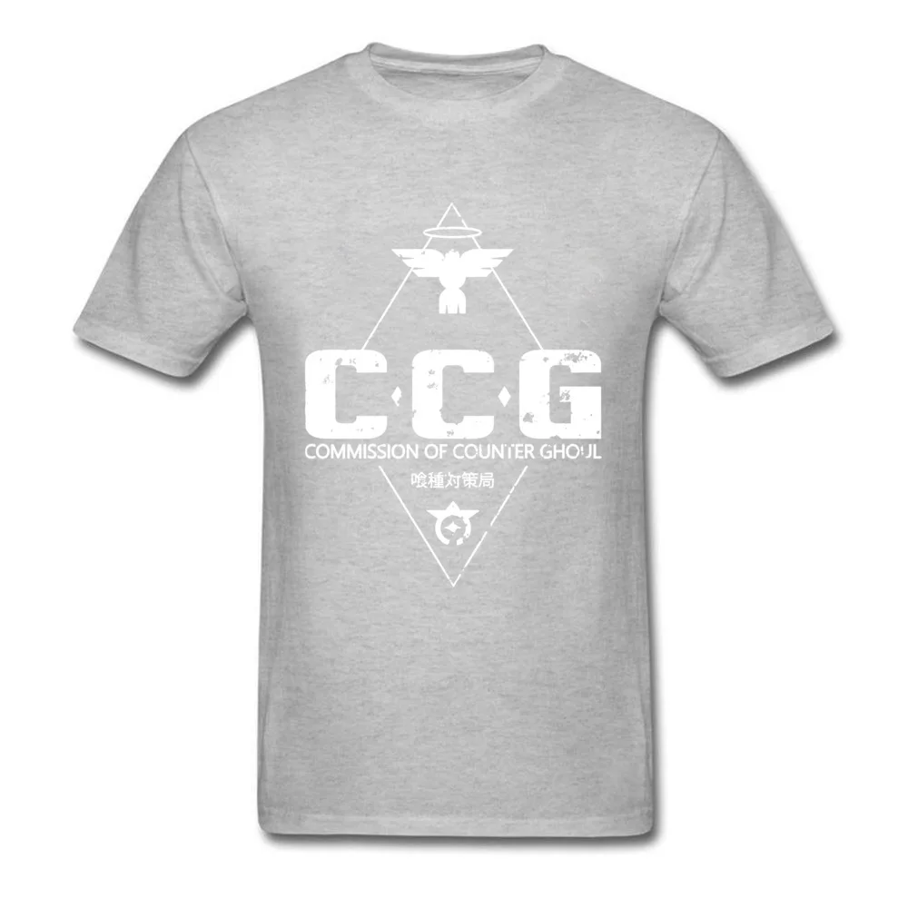 CCG PROJECT Tops Tees Graphic Crewneck Birthday Short Sleeve Pure Cotton Men T Shirt Printed On Tees Free Shipping CCG PROJECT grey