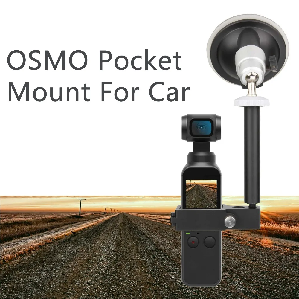 Модуль расширения Osmo для DJI Pocket Car Sucker видео 4K 3 осевой карданный подвес|Аксессуары