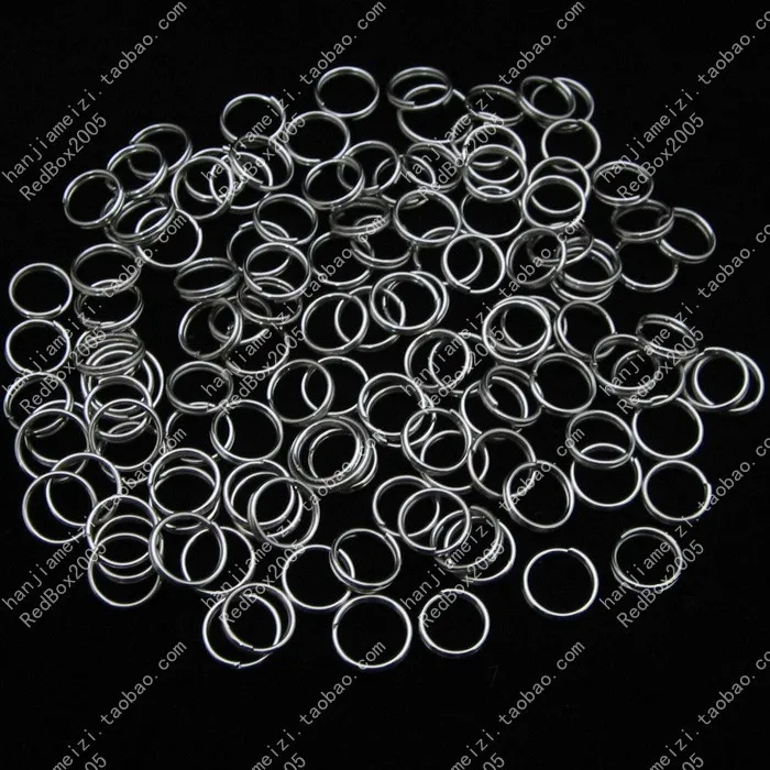 

Promotiom!!!1000pcs/lot Diy accessories 8mm key ring keychain key ring small circle steel wire
