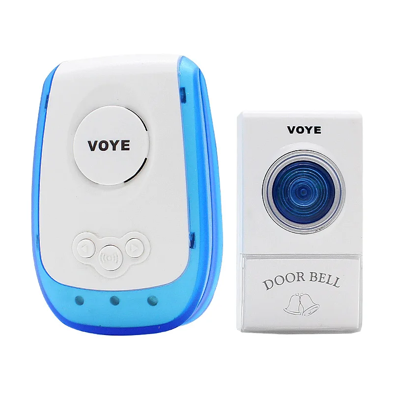 Door Bell with 38 Chimes US Plug Single Receiver Plug in Type Wireless Doorbell Cordless Smart