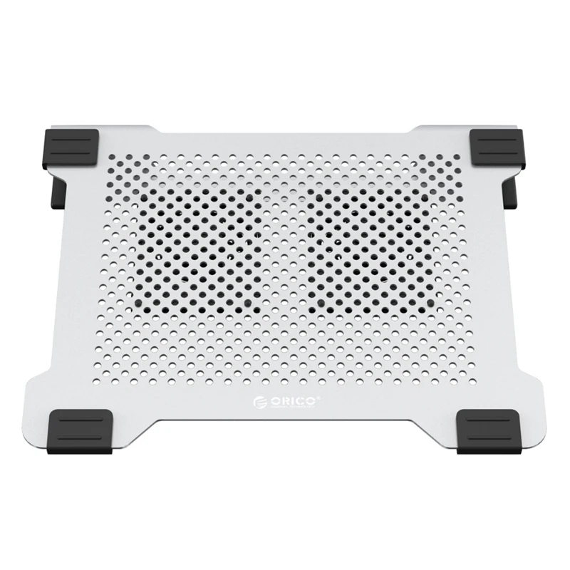 

HOT-Orico Laptop Stand Cooling Fan 15.6-Inch Bracket Plate Aluminum Alloy For Laptop Cooling Rack Silver Aluminum Alloy +Plast