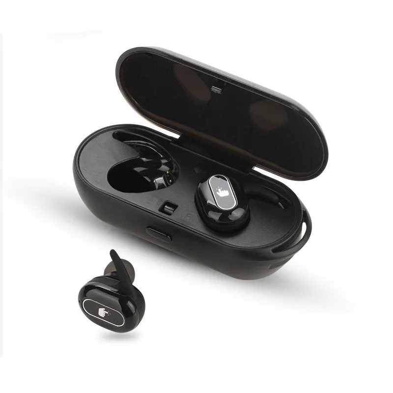 

New wireless bluetooth earphones mini touch headsets waterproof sport earphone with large charging storehouse for xiaomi iPhone