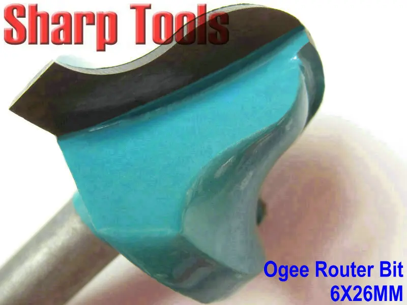 

6X26MM C- Roman Ogee Router Cutter of Woodworking Router Bit Set, Engraving/Milling/Cutting/Trimming