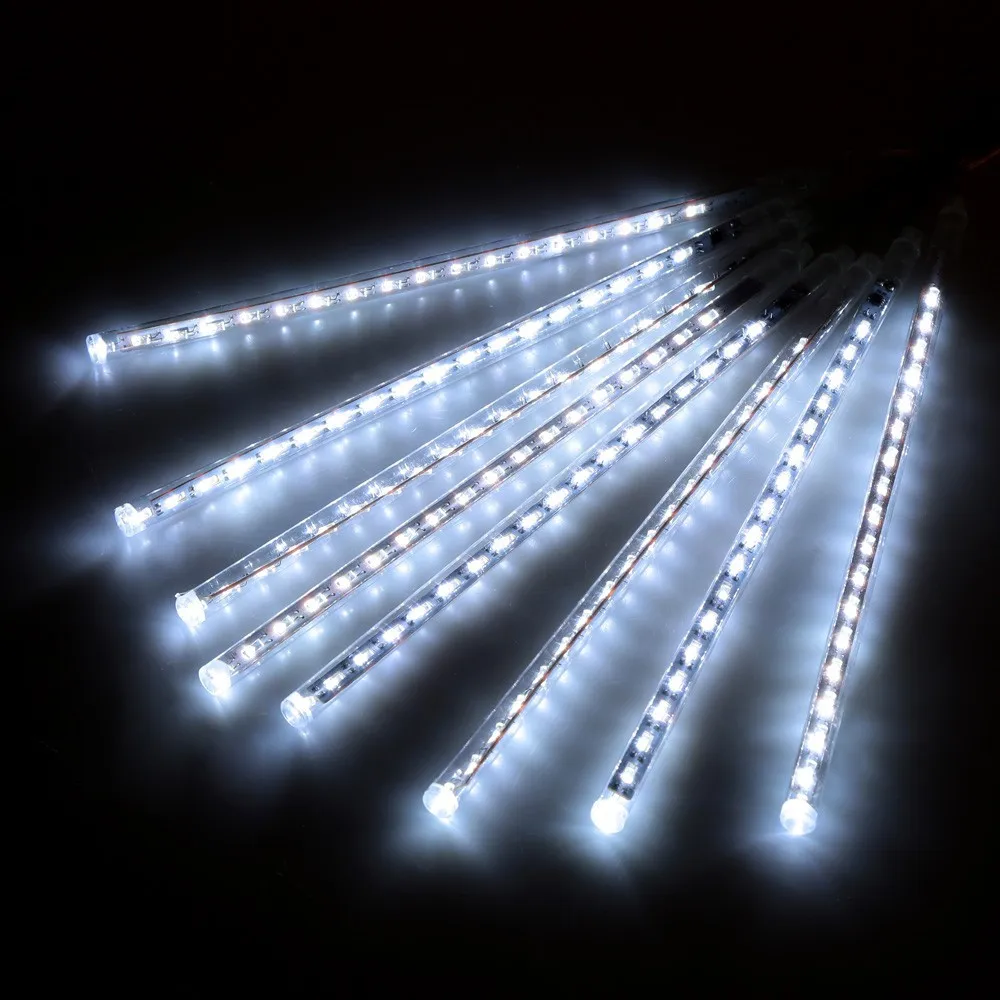 Светодиодная гирлянда метеоритный дождь 8 трубок 30 см|meteor shower rain|meteor showerrain led |