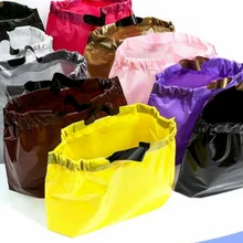 50pcs Large Plastic Drawstring Handle Bag Clothing Shoes Storage Bag Big Shopping Bag With Handle Custom Logo