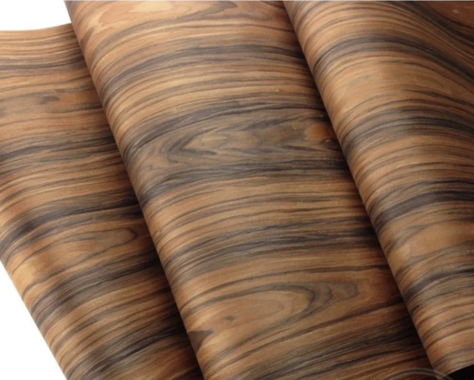 

Width:63cm L:2.5Meters Acid Twig Bark Wood Veneer Loudspeaker Shell Veneer Table Cabinet Decorative