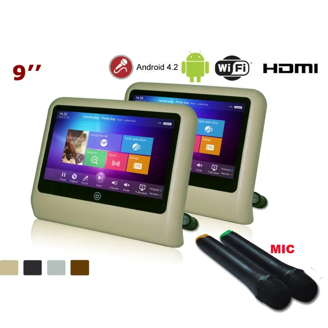 HD 1080P Android In Car Karaoke TV KTV Entertainment