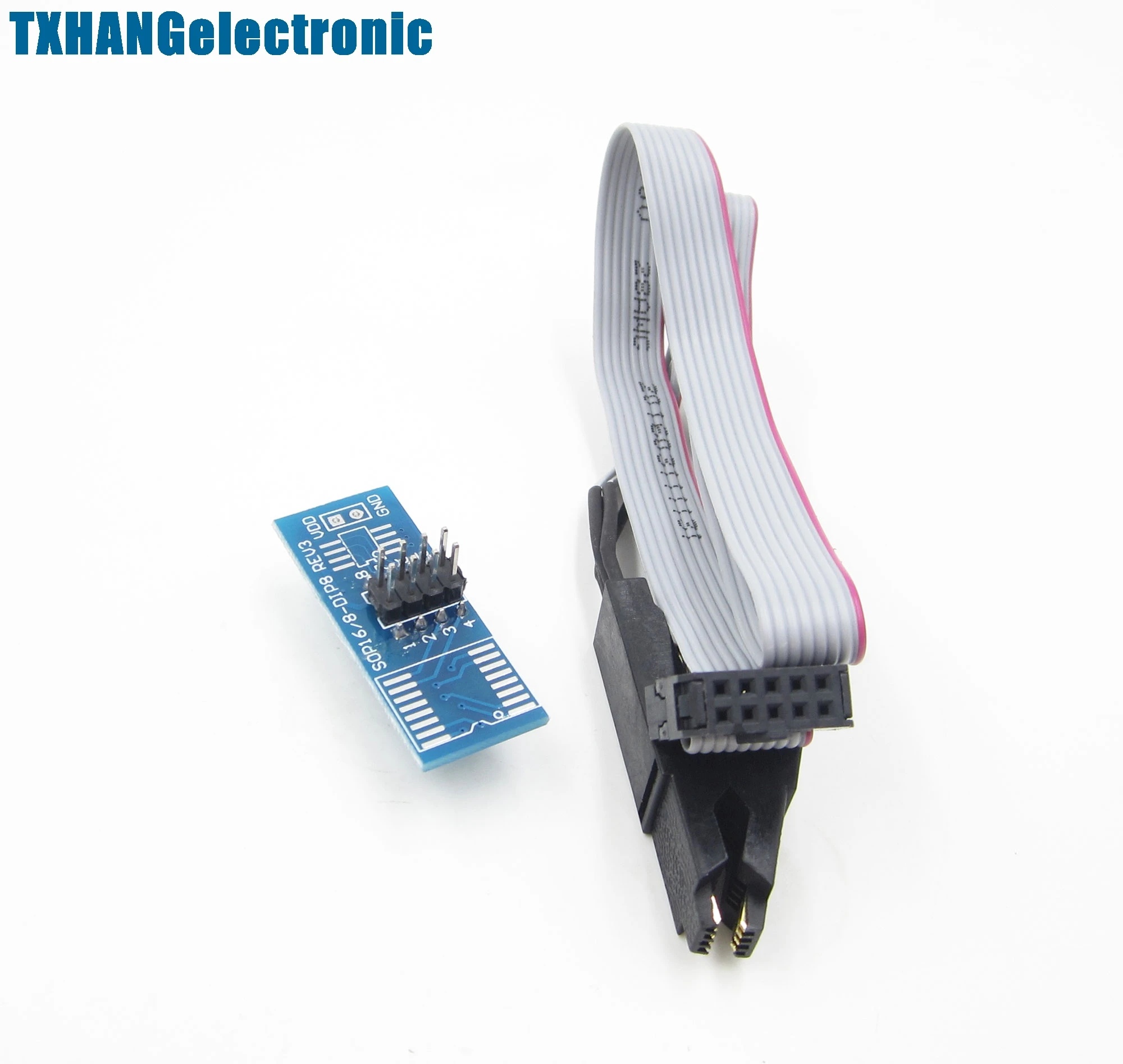 SOIC8 SOP8 флэш памяти зажим для проверки ИС розетка адаптер BIOS/24/25/93 программист|soic8