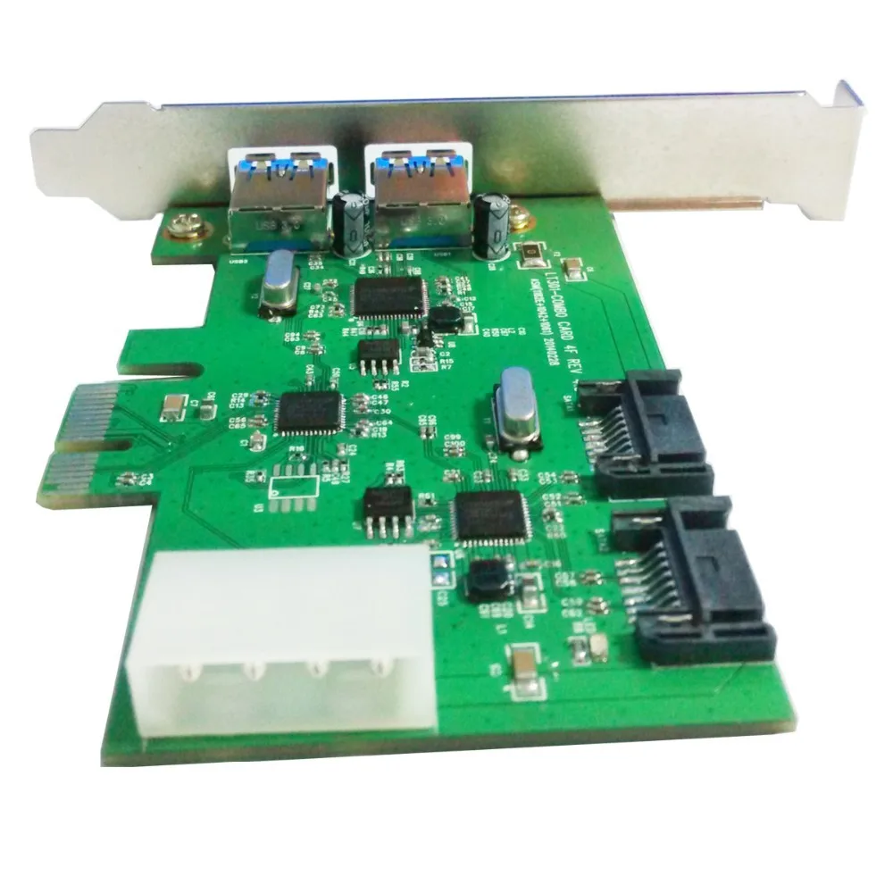 

Q00447 WBTUO LT301 Desktop PCI-E 2-Port USB 3.0 + 2-Port SATA 3.0 Expansion Card