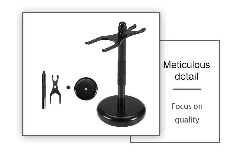 Мужской бритвенный держатель из цинкового сплава, подставка для бритья, безопасная бритва, держатель для бритвы, 6 дюймов см, бритвенная стойка и щетка, инструменты для чистки лица
