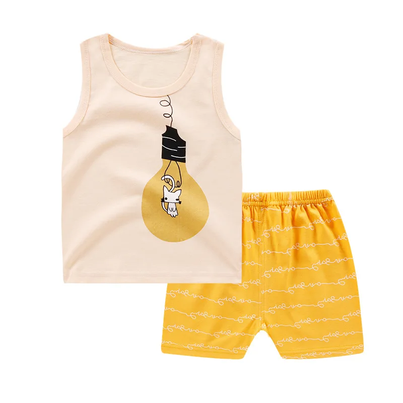 

Hot Selling Baby Boy Fashion Style Clothing Sets Baby Girl Popular Summer Clothing Outfits