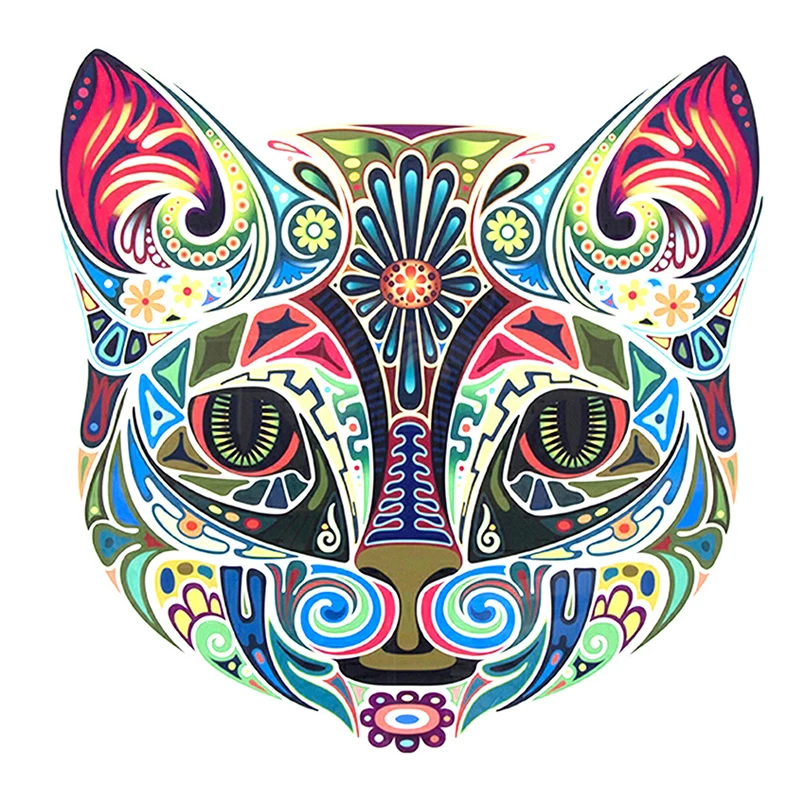 

5D DIY Full Drill Round Diamond Painting Diamond Embroidery Decorative Cat Leopard Pattern Mosaic Stickers Cross Stitch