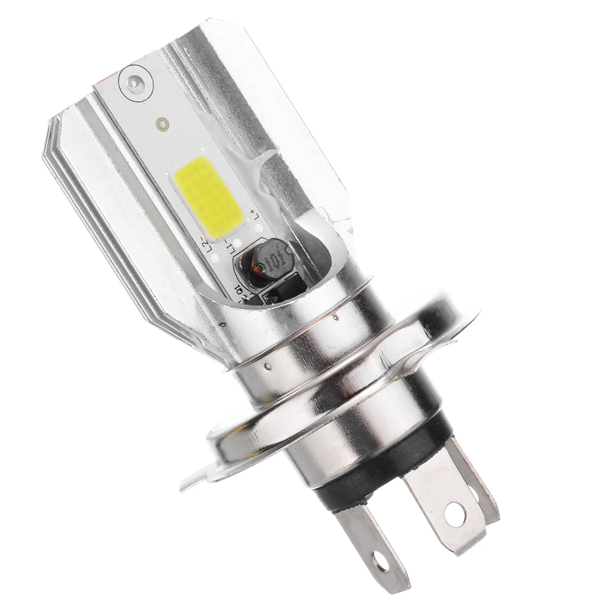 

1pc DC12V H4 LED Motorcycle Motorbike Headlight Bike White Fog Light Bulb Energy Saving Lamp 6-20W 77 x 42mm No Wiring