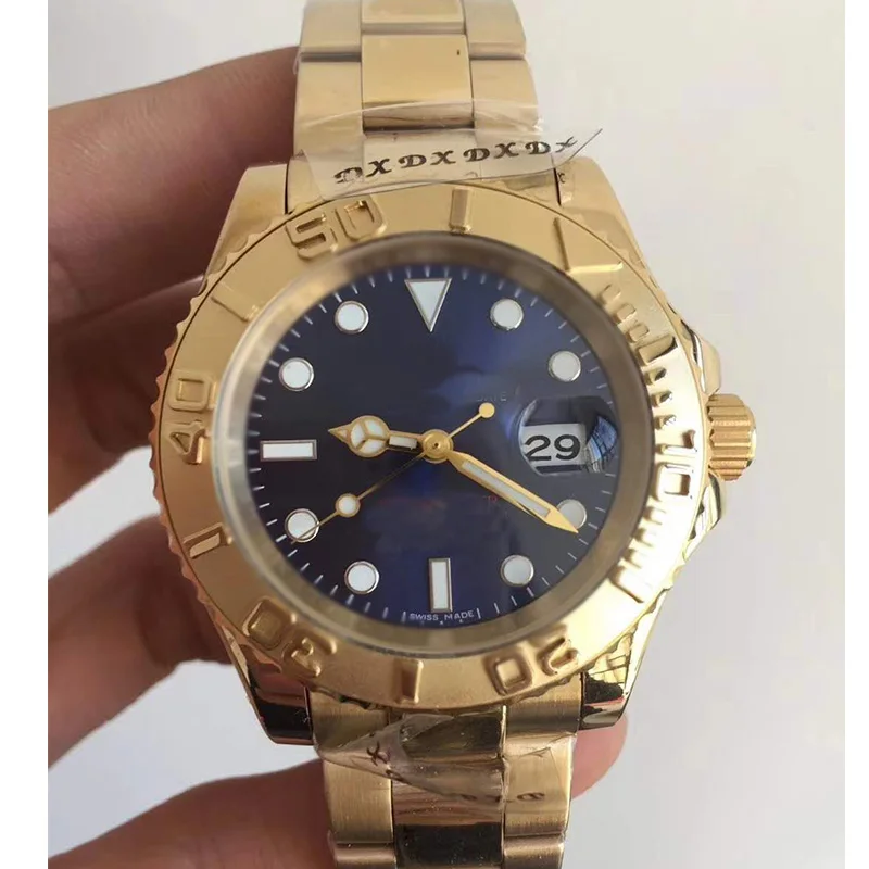 

Luxury Brand New Men Automatic Mechanical Watch Datejust Stainless Steel Sapphire Silver Gold Green Dial Watches 40mm AAA+