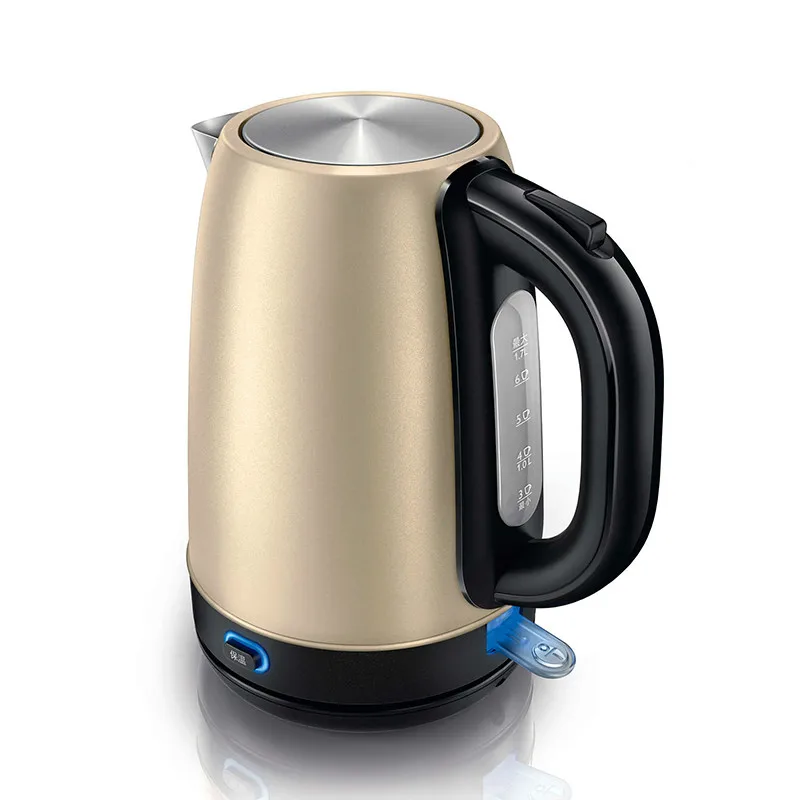 electric kettle USES 304 stainless steel to keep the at 1.7 litres