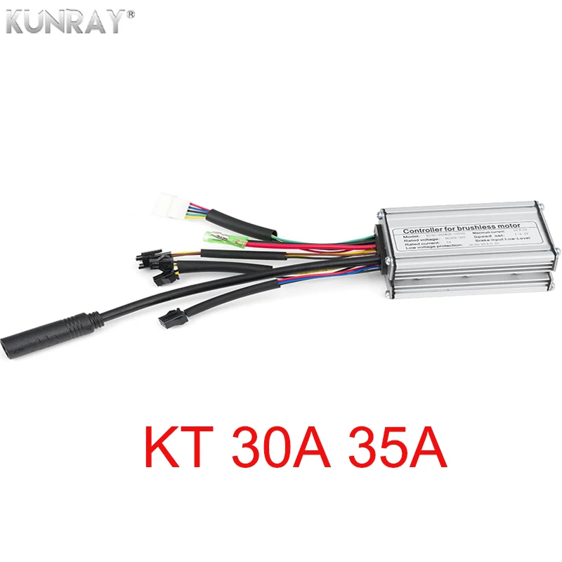 KT 36V 48V электрический велосипед 250W 350W Бесщеточный контроллер синусоидальный