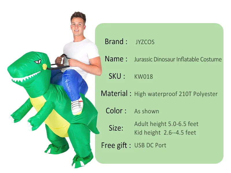inflatable dinosaur costume 02