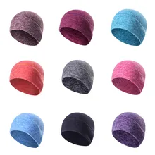 Новая мода осень зима сплошной цвет унисекс для мужчин и женщин катионный флис Skullies Beanies ткань колпачки дамская шляпа без полей