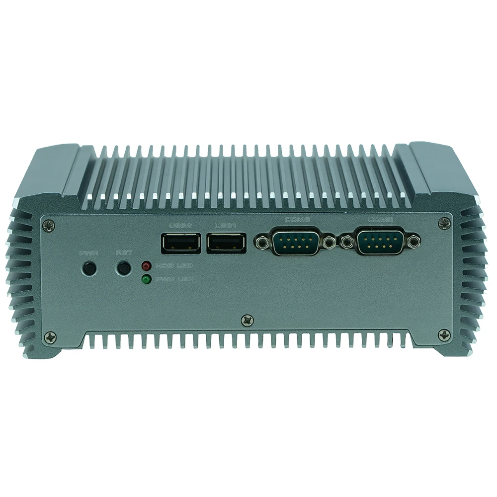 Fanless Embedded Industrial Computer with 6 COM 2 LAN 82583V Partaker Q10 (3)