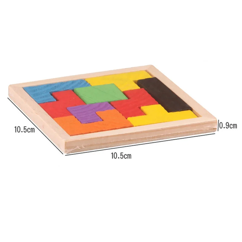 Montessori Educational Wooden Toys for Children Early Learning Math Tangram Brain-Teaser Puzzles Wood Tetris Game Preschool Toy Montessori Educational Wooden Toys for Children Early Learning Math Tangram Brain-Teaser Puzzles Wood Tetris Game Preschool Toy
