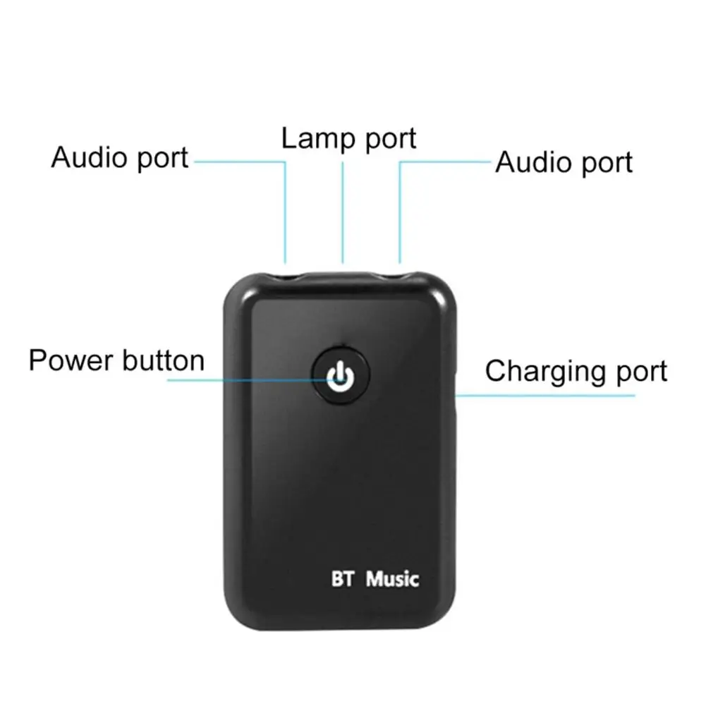 Беспроводной Bluetooth V4.2 передатчик приемник 2 в 1 3,5 мм стерео музыка аудио адаптер для ТВ наушники Динамик