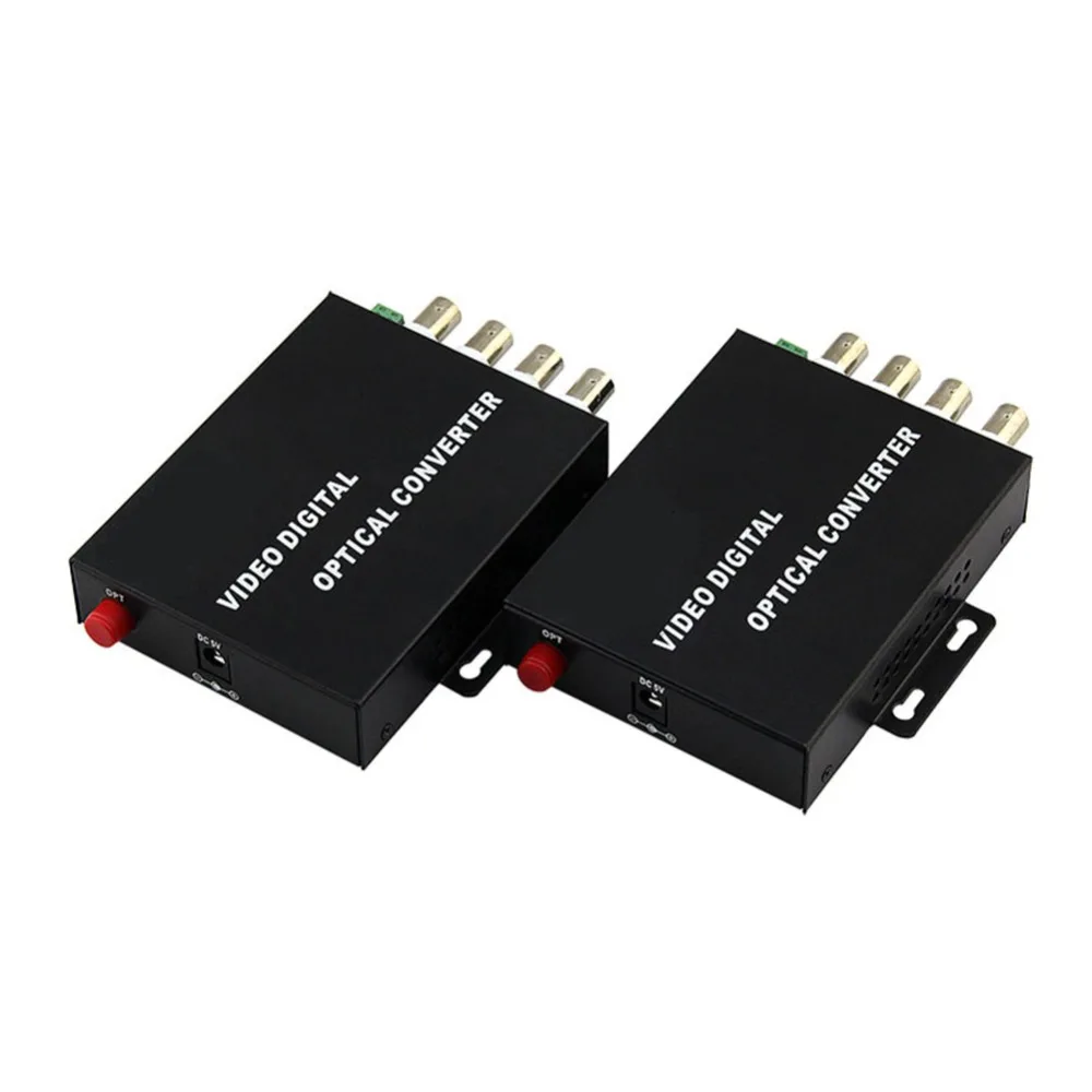 4 Channel Video Optical Converter Fiber Optic Video Optical Transmitter