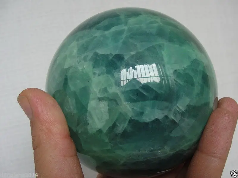 

WW 06226 Glow In The Dark Stone crystal Fluorite sphere ball