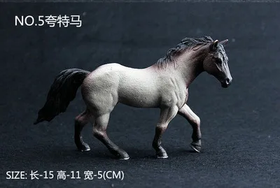 البرية واقعية لعبة مجسمة الحيوانات البرية العالم الرقم ثمانية الحصان سباق الأسود و الأبيض المهر تمثال المنزل الزفاف الديكور