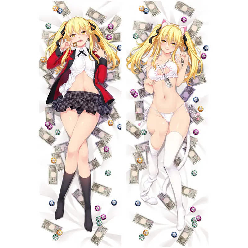 Аниме Kakegurui Twin, накидка для подушки, Jabami Yumeko Dakimakura Чехол сексуальная девушка 3D двухсторонняя постельные принадлежности обниматься тела чехол подарки